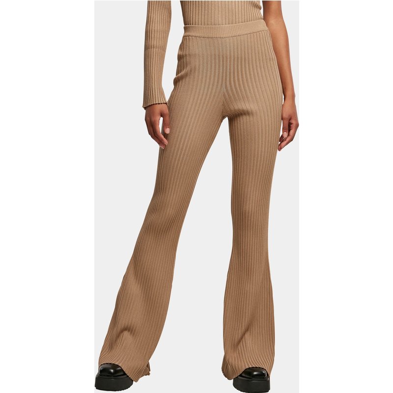 Urban Classics Ladies Flared Rib Knit Leggings
