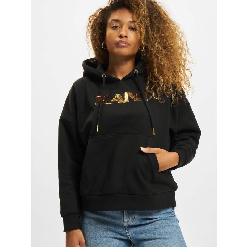 Karl Kani KW213-059-1 Retro Sequins OS Hoodie black