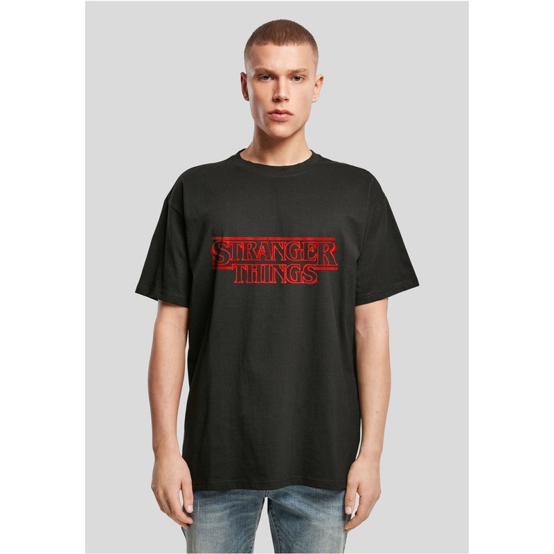 Merchcode Stranger Things Neon Sign Heavy Oversize Tee