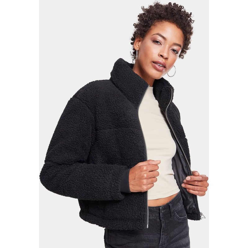 Urban Classics Ladies Boxy Sherpa Puffer Jacket