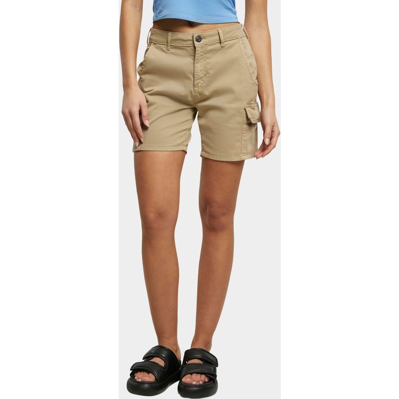 Urban Classics Ladies High Waist Cargo Short
