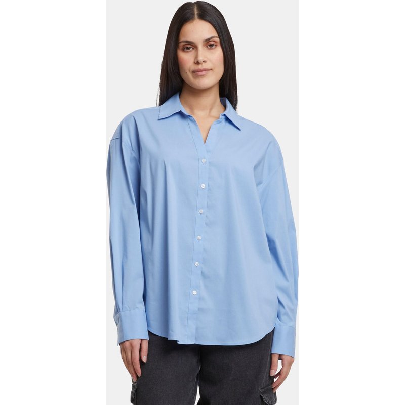 Urban Classics Ladies Oversized Cotton Blouse