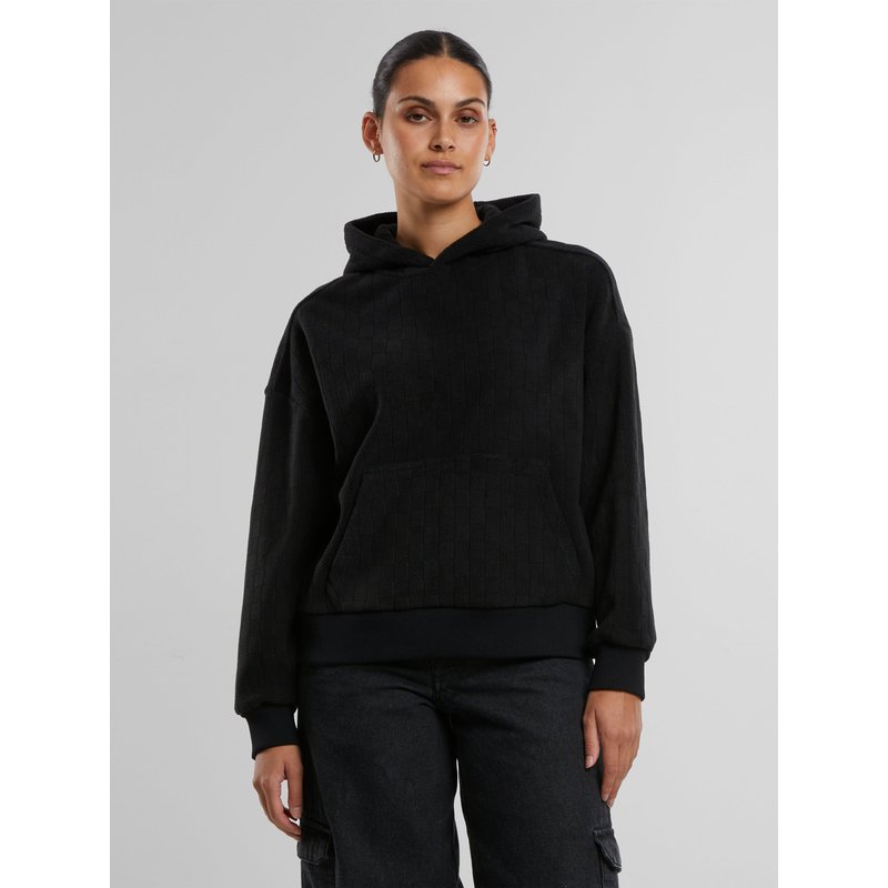 Urban Classics Ladies Jacquard Velvet Oversized Hoodie