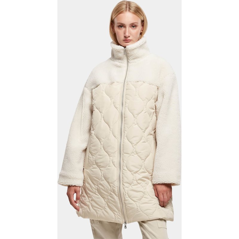 Urban Classics Ladies Oversized Sherpa Quilted Coat