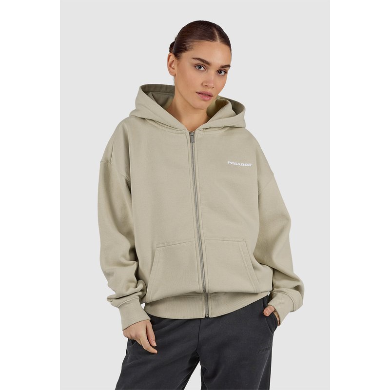 PEGADOR Clarita Oversized Sweat Zip Hoodie