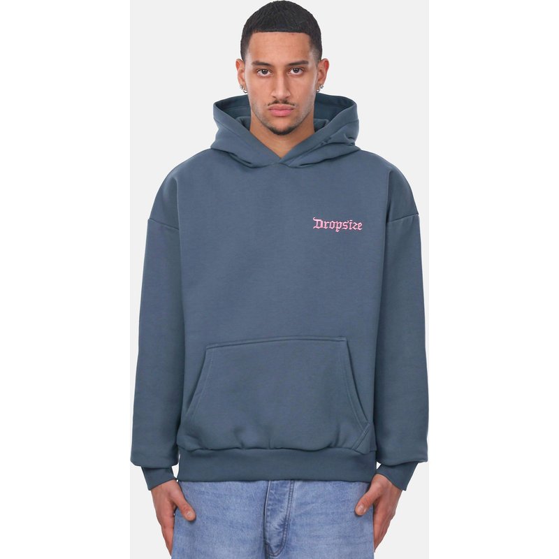 Dropsize HEAVY OVERSIZE EMBO HOODIE