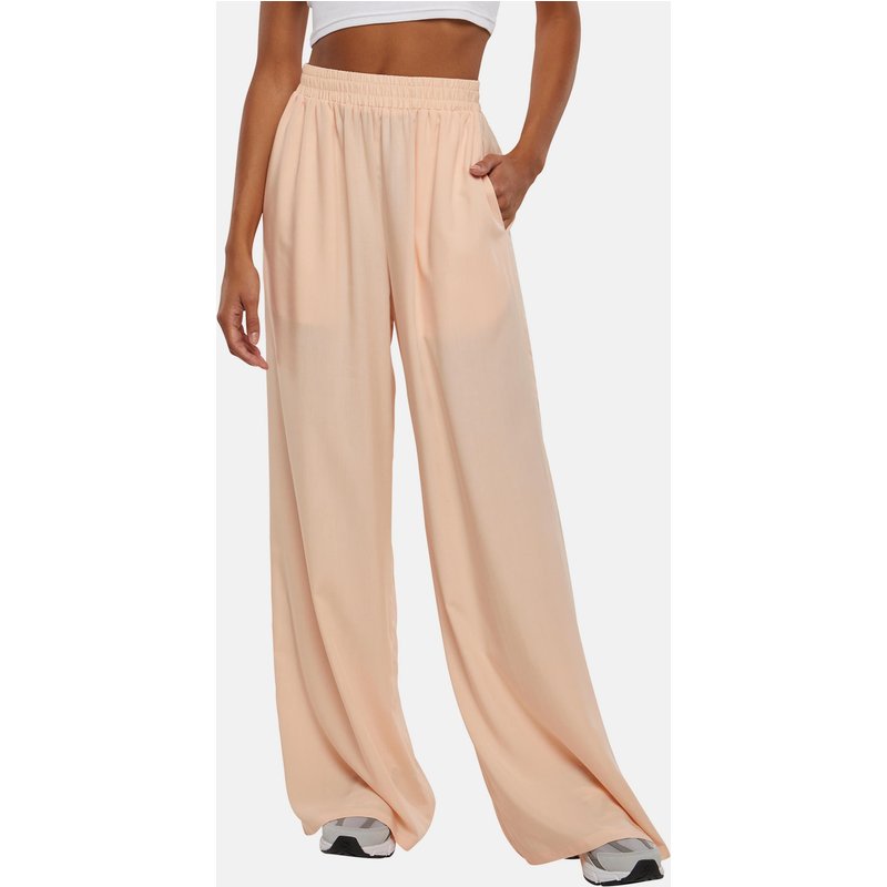 Urban Classics Ladies Wide Leg Viscose Pants