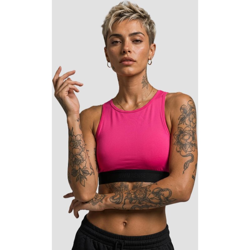 9N1M SENSE Sense Ladies Essential Cropped Top