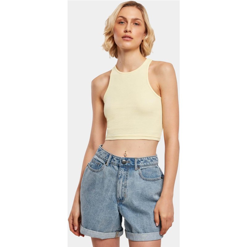 Urban Classics Ladies Cropped Rib Top