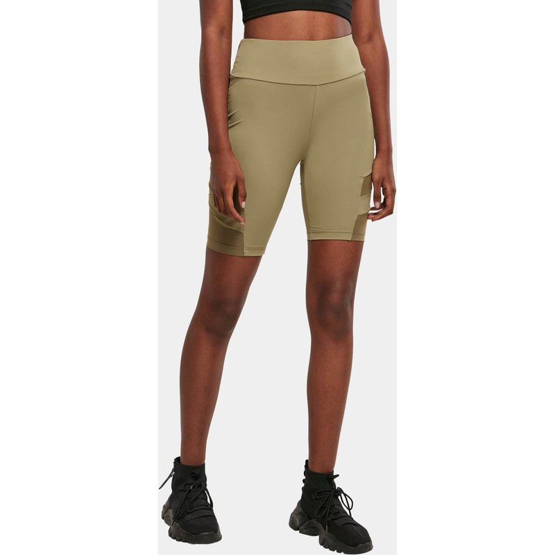 Urban Classics Ladies High Waist Tech Mesh Cycle Short