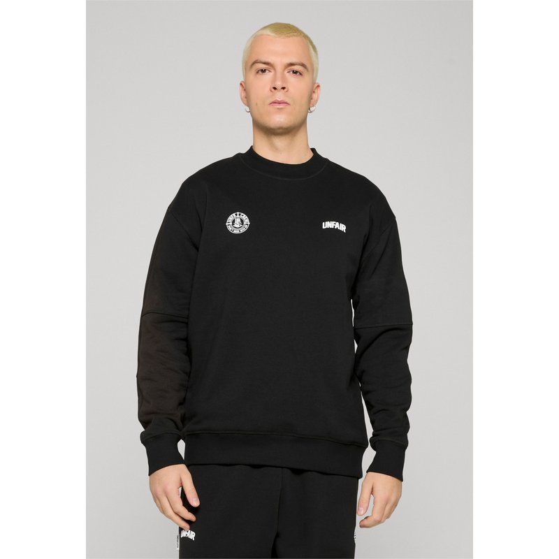 UNFAIR ATHLETICS Two Side Logo Crewneck