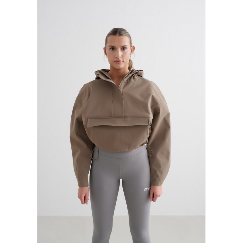 aimn Cropped Waterproof Anorak