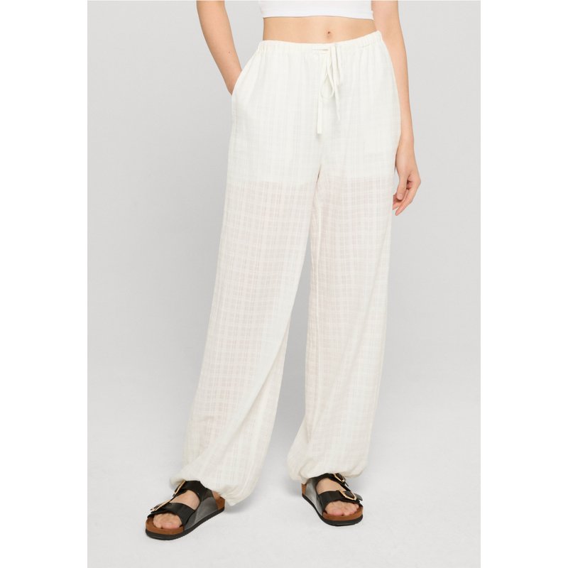 Urban Classics Ladies Cotton Baggy Fit Volume Pants