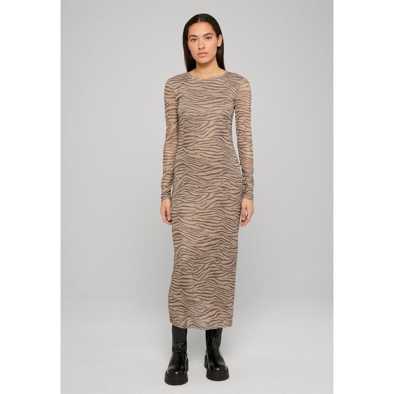 Noisy May NMJUDITH L/S MESH DRESS JRS FWD