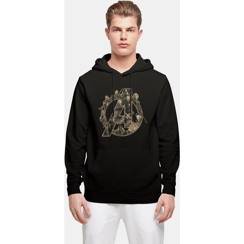 Absolute Cult Avengers Infinity War - Logo Basic Hoody