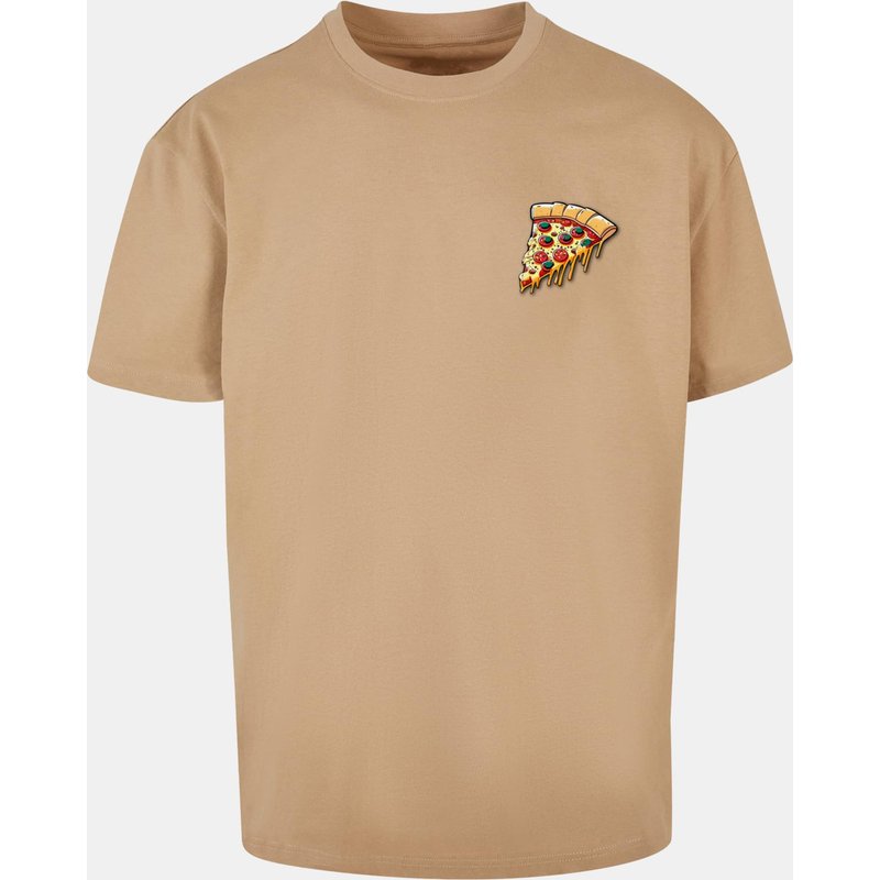 Merchcode POD Pizza Comic Heavy Oversized Tee