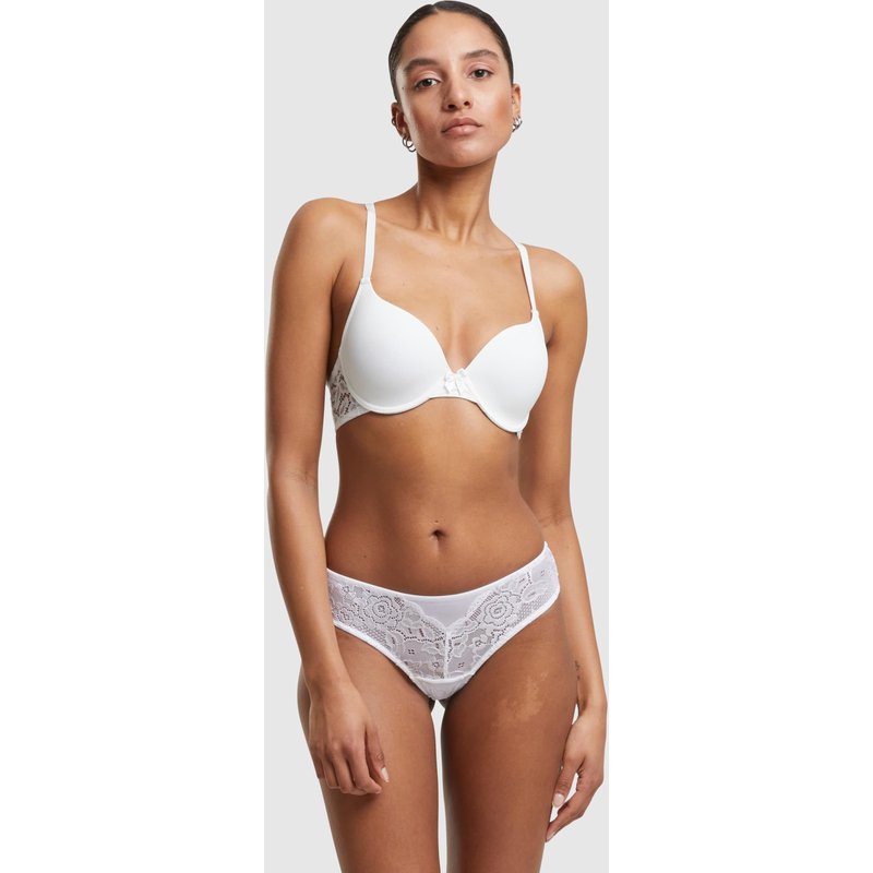 Urban Classics Ladies Padded Bra with Lace at Back
