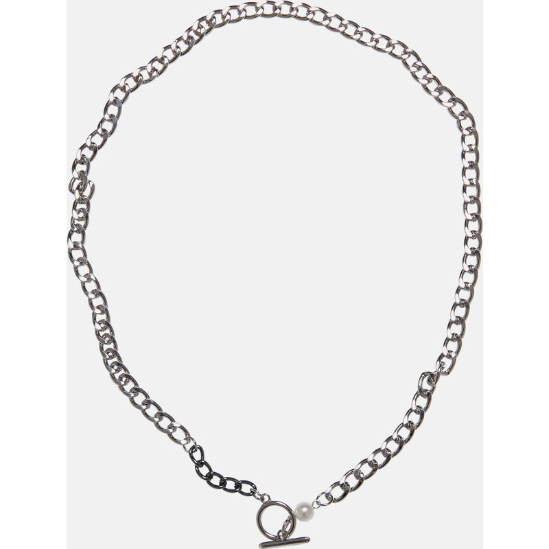Urban Classics Pearl Fastener Necklace