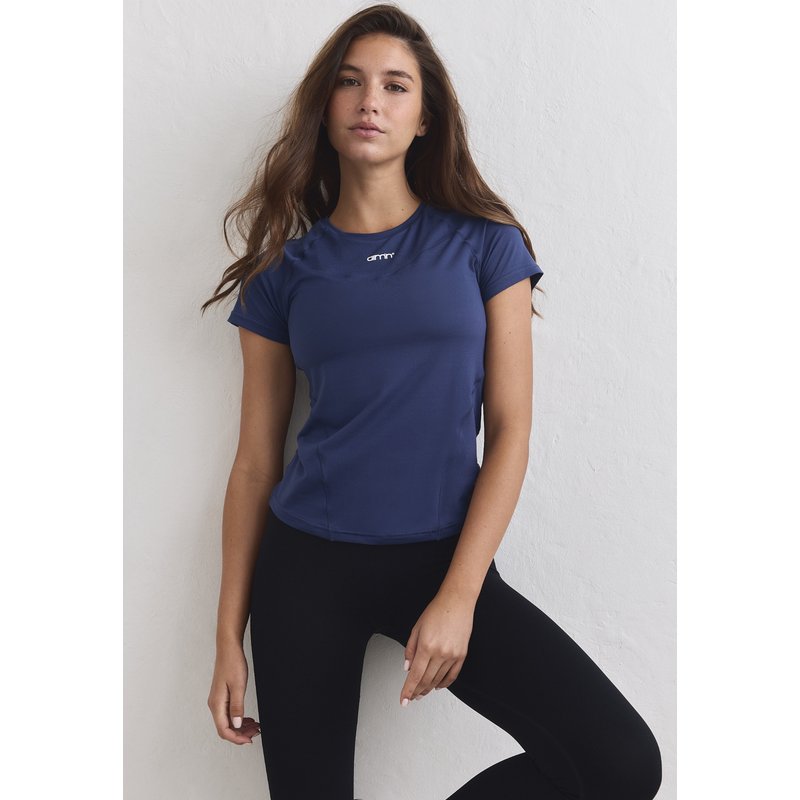 aimn Soft Basic Short Sleeve