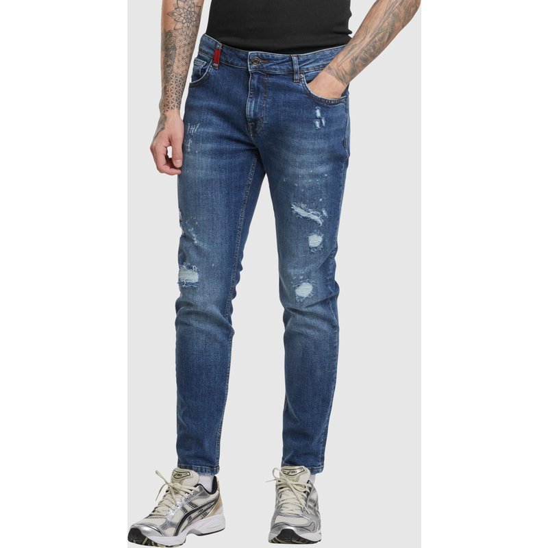 2Y Premium FRANCISCO DESTROYED SLIM FIT JEANS