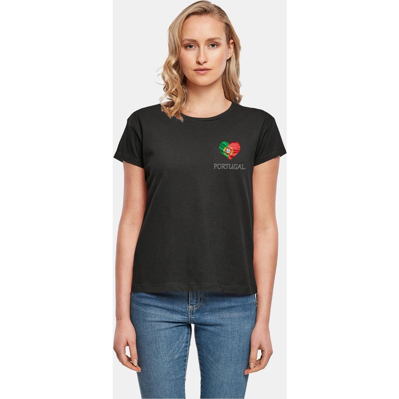 Ladies Merchcode Football - Portugal T-shirt
