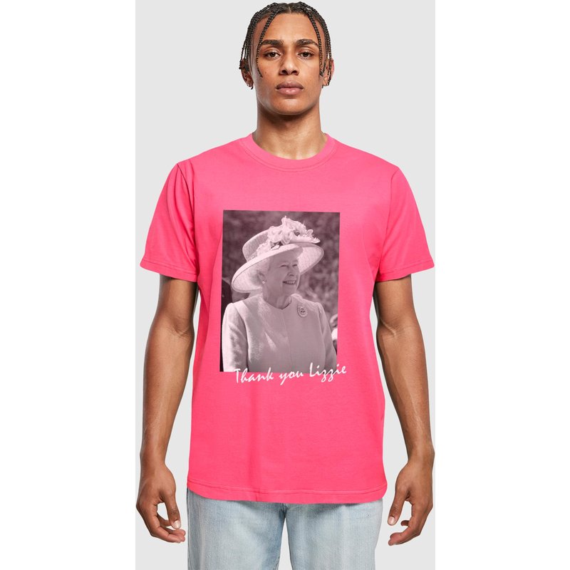 Merchcode Thank You Lizzie T-Shirt Round Neck