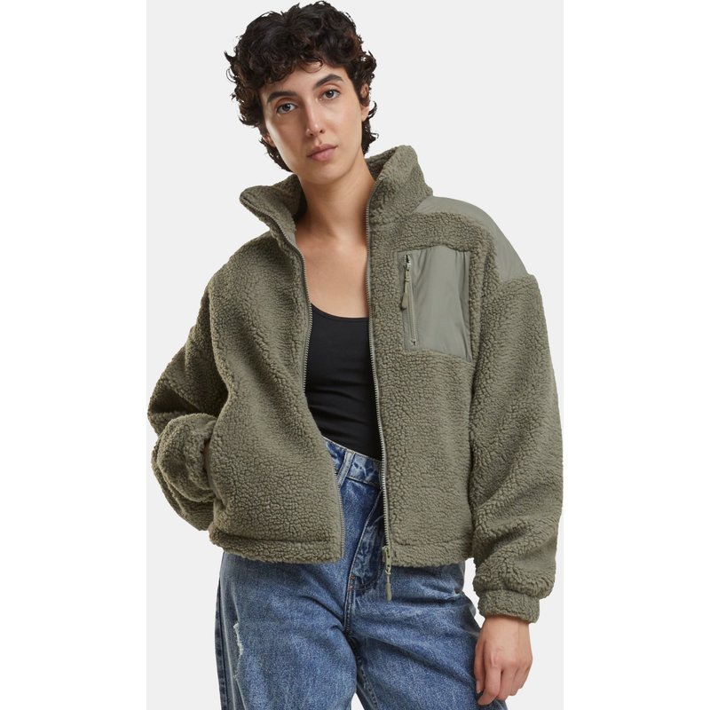 Urban Classics Ladies Sherpa Mix Winterjacke