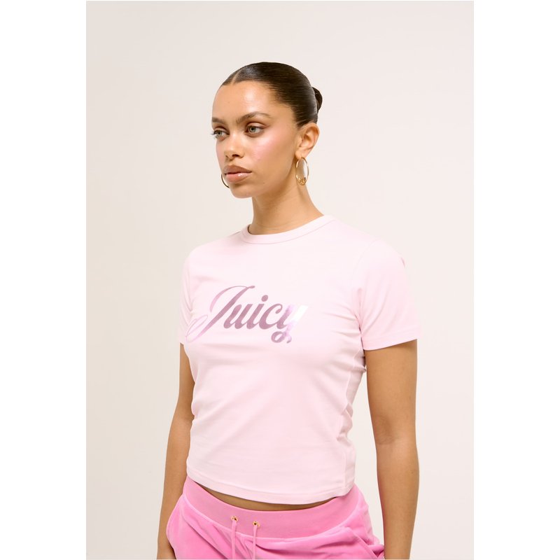 Juicy Couture FOIL JUICY FITTED TEE