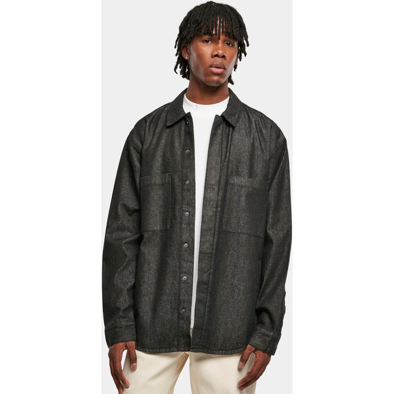 Urban Classics Oversized Denim Pocket Shirt