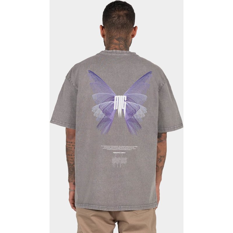 MJ Gonzales METAMORPHOSE V.2 Acid Washed Heavy Oversized Tee
