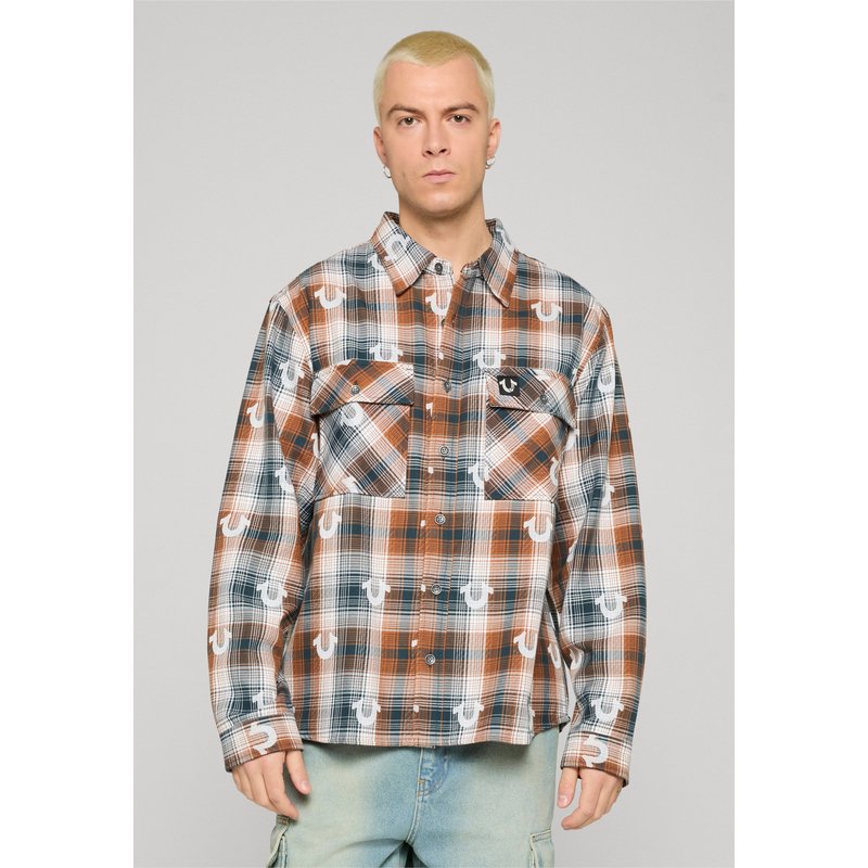 True Religion LS JACQUARD OVERSIZED WRKWEAR