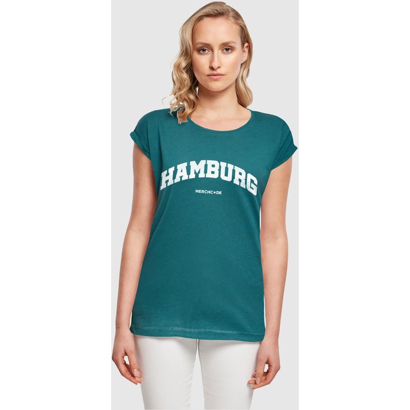 Merchcode Ladies Hamburg Wording - T-Shirt