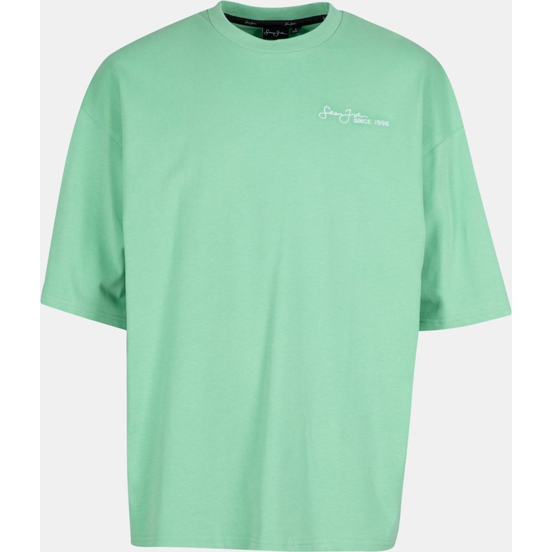 Sean John SJ Script Logo Backprint Peached Tee
