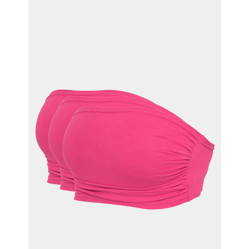 Urban Classics Ladies Bandeau Top 3-Pack