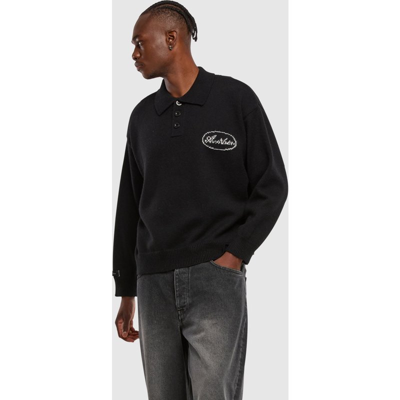 Another Cotton Lab Three Button Knit Sweater