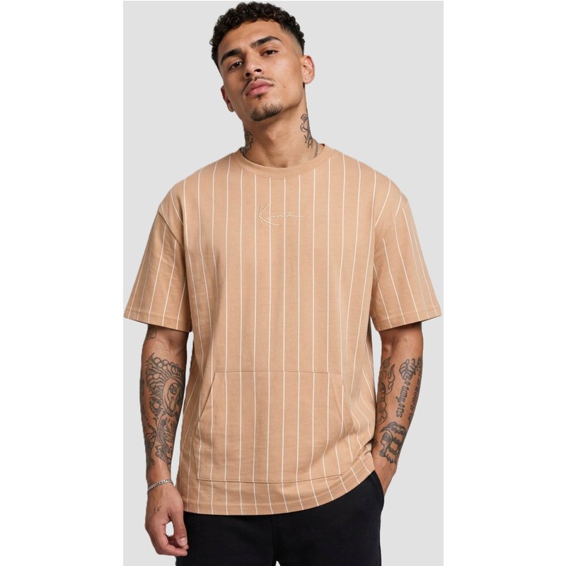 Karl Kani Small Signature Essential Pinstripe Tee