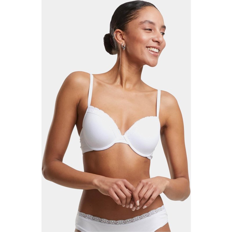 Urban Classics Ladies Basic Cotton Bra Lace 2-Pack