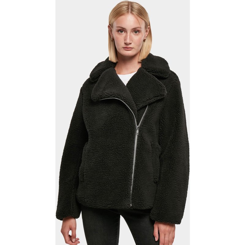 Urban Classics Ladies Sherpa Biker Jacket