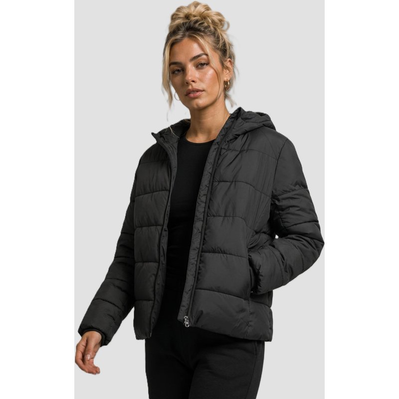 Urban Classics Ladies Short With Hood Puffer Jacket