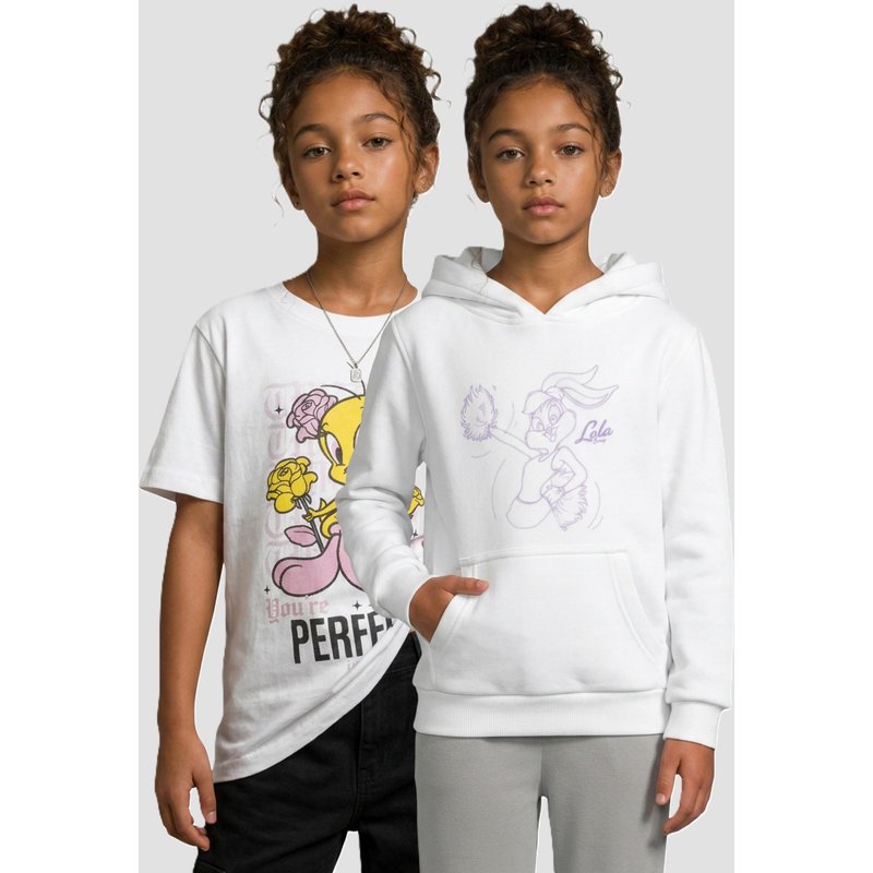Mister Tee T-Shirt & Hoody 2 Pack - Tweety Lola Bunny