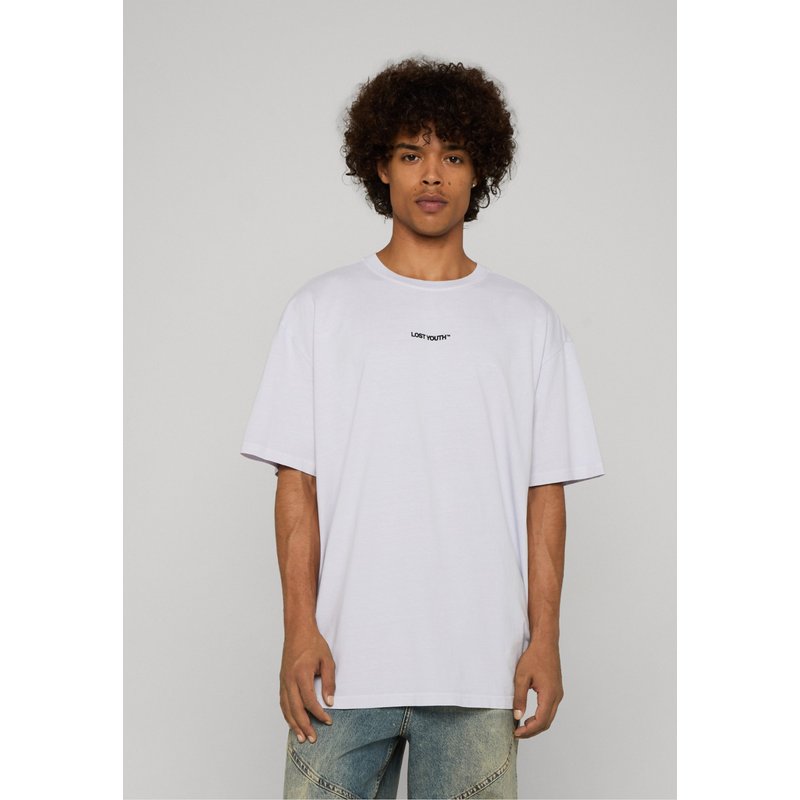 Lost Youth LY ACID WASHED TEE - BUTTERFLY V.3