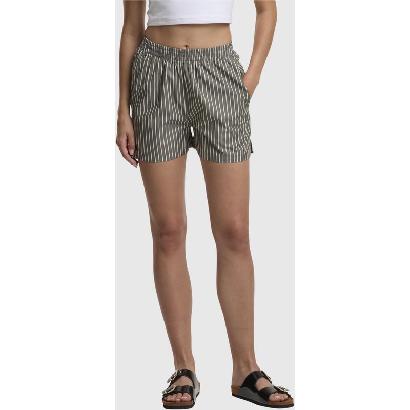 Urban Classics Ladies Striped Short