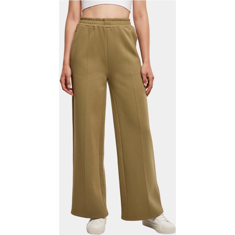 Urban Classics Ladies Straight Pin Tuck Sweat Pants