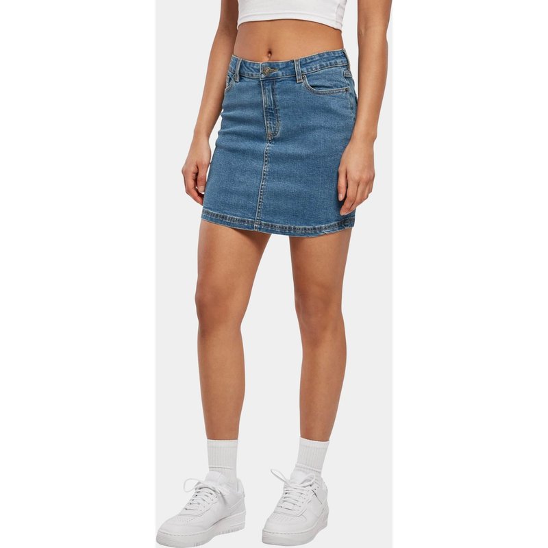 Urban Classics Ladies Essentials Stretch Denim Mini Skirt