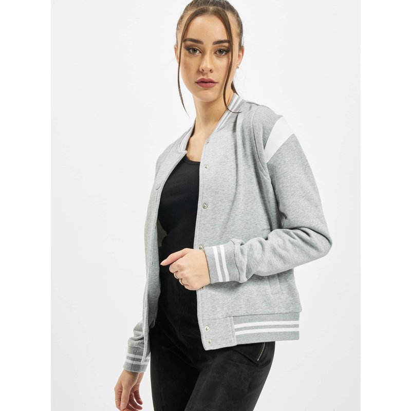 Urban Classics Ladies Organic Inset College Sweat Jacket