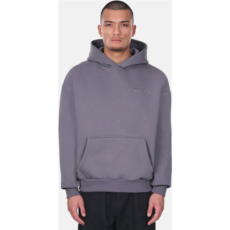 Dropsize HEAVY OVERSIZE EMBO HOODIE
