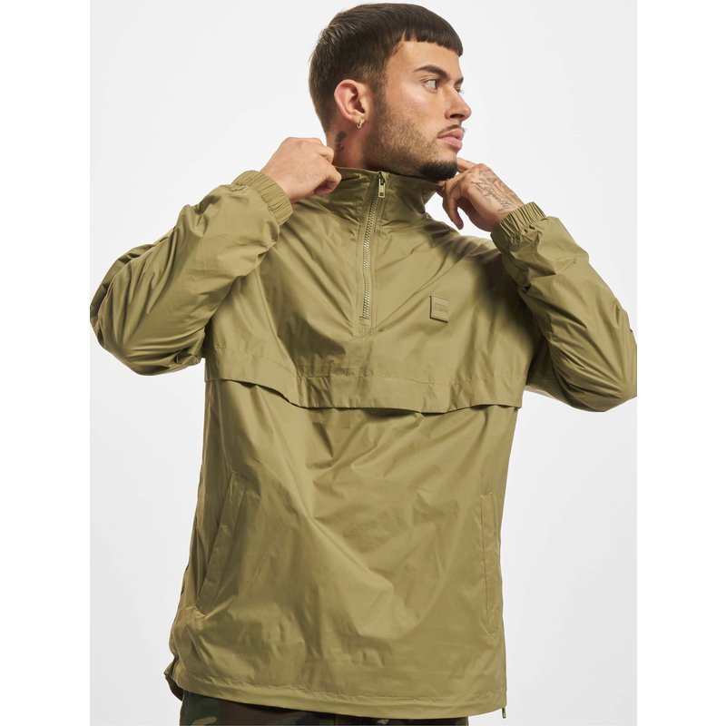 Urban Classics Stand Up Collar Pull Over Jacket