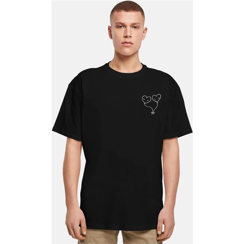Merchcode Hugs & Love - Ballon Heavy Oversize Tee