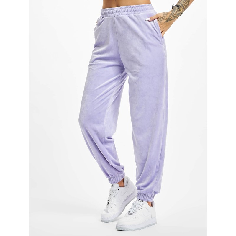 Urban Classics Ladies High Waist Ballon Velvet Sweat Pants