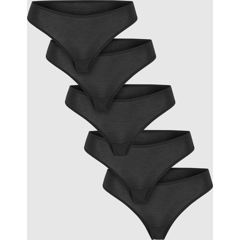 Urban Classics Ladies Bamboo Tanga 5-Pack
